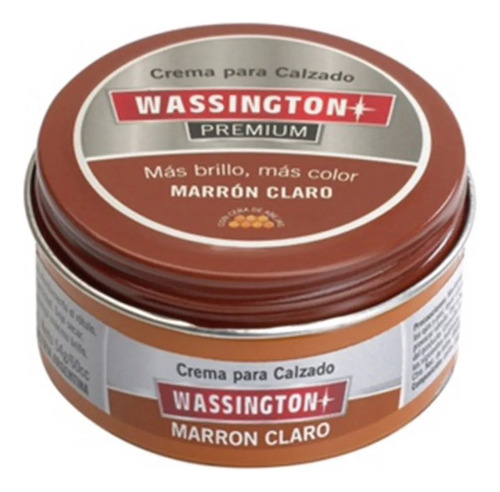 Wassington Crema Para Calzado X 60cc - Marron Claro