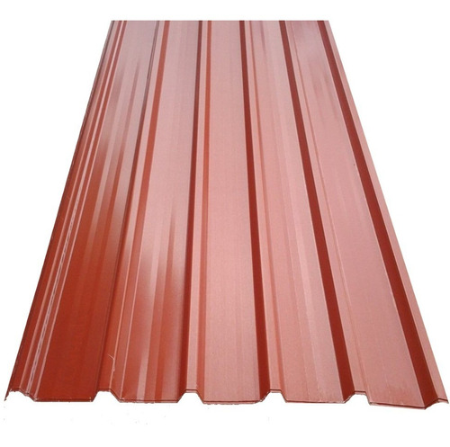 Chapa Color Terracota Calibre 26 Trapezoidal Armco 3,66m .41