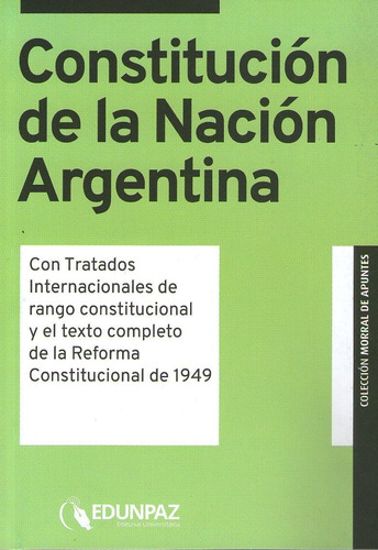 Constitucion De La Nacion Argentina 