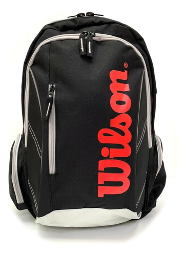 Mochila Wilson Advantage Ii Backpack Negro Con Rojo