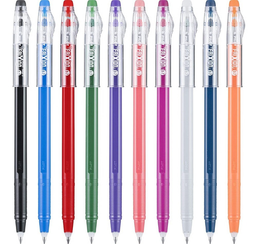 Imagen 2 de 6 de 10 Boligrafos De Tinta Gel Borrable Pilot Frixion Punta Fina