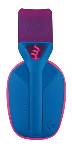 Imagen 3 de 3 de Audífonos gamer inalámbricos Logitech G Series G435 azul y frambuesa