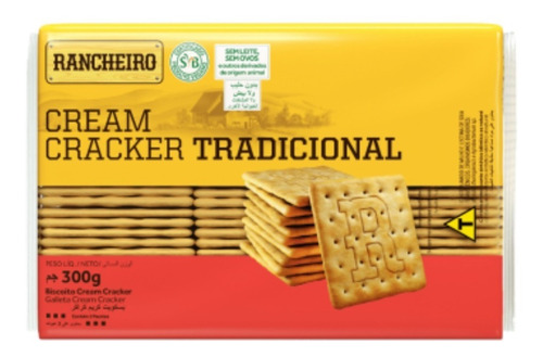 Biscoito Cream Cracker 300g Rancheiro