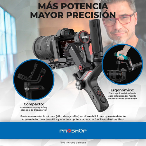 Estabilizador Gimbal Zhiyun Weebill S Pro Pack Transmisor !!