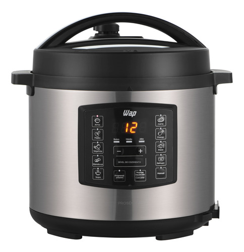 Panela De Pressão Elétrica Wap Wppe1 6l 1000w - Inox