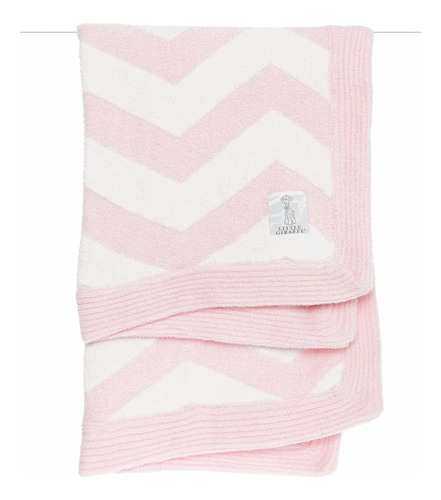 Little Giraffe Manta Dolce Chevron De 29 X 35 Pulgadas, Rosa