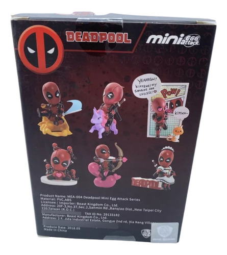 Marvel Deadpool Mini Egg Attack Mea-004 Beast Kingdom