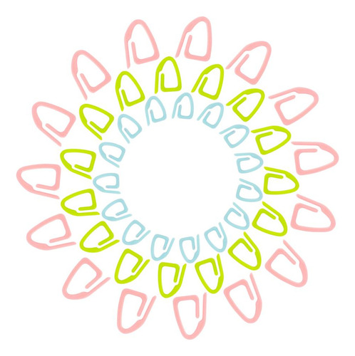 15 De Punto De Tejer Multicolor De Punto De Bloqueo Neddles