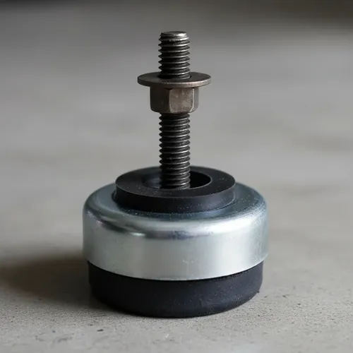Pé Nivelador Amortecedor Maquina/compressor Vibração 4 Uni