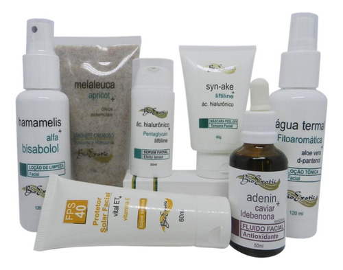 Kit Facial Rejuvenescedor (anti Rugas) Bioexotic