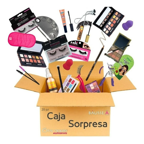 Caja Sorpresa Kit De Maquillaje Mayoreo Cosméticos 20 Pzs
