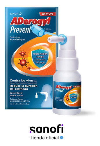 Aderogyl Prevent Enfermedades Respiratorias Solución De 20ml
