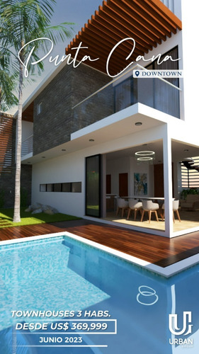 Imagen 5 de 6 de Townhouses En Venta En Punta Cana, Dowtown (línea Blanca Incluída)
