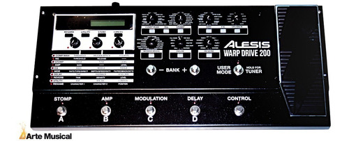 Alesis Warp Drive 200 Pedalera Multiefectos Oferta