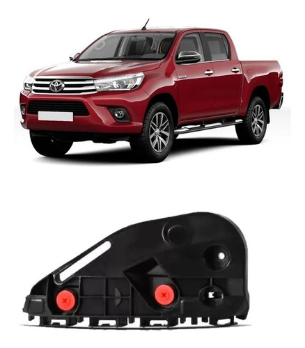 Soporte Paragolpe Delantero Hilux 2016 2017 2018 Izquierdo