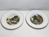Comprar Set Platos Decorativos Ingleses Wood & Sons Tudor