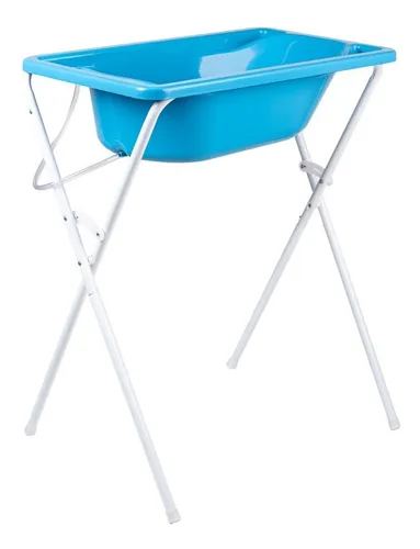 Banheira Com Suporte Dobrável Tanque 25l, 30kg Baby Hércules