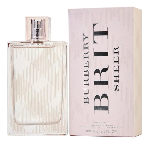Perfume Burberry Brit Sheer Edt 100ml Para Mujer