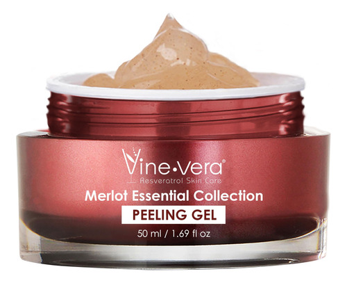 Vine Vera Merlot Peeling Gel - Exfoliante Facial Para Exfoli