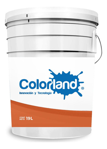 Pintura Acrílica Colorland Clásica Blanco Mate 19l