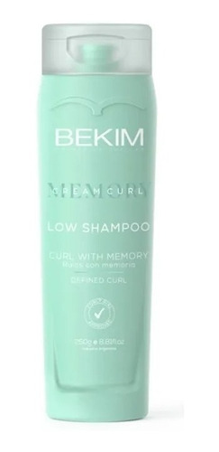 Shampoo Low Poo Cabellos Rulos Metodo Curly Girl Bekim 250g