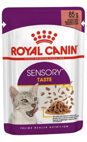 Alimento Royal Canin Sensory Taste Para Gato Pouch 85 Gr