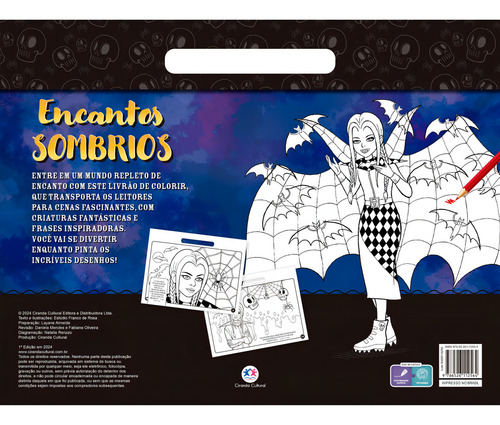 Meu Blocão De Colorir, De Franco De Rosa. Meu Blocão De Colorir Editorial Ciranda Cultural, Edición 1 En Português, 2024