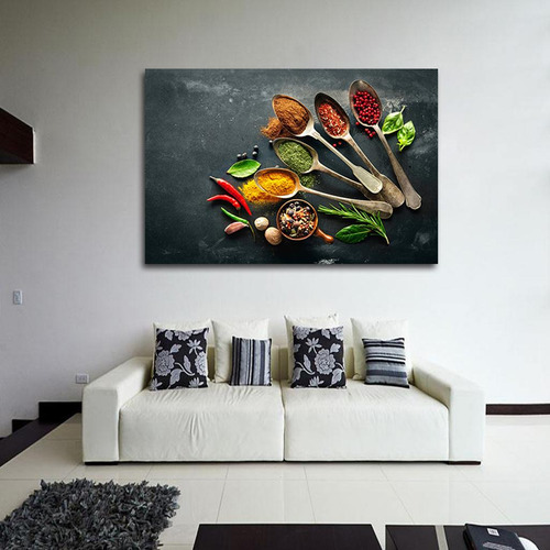 Póster De Lienzo De Comida De Cocina 2 Piezas