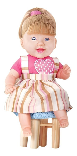 Boneca Fala Frases E Conta Histórias Bebezinho Corpo De Pano