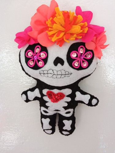 Catrina Muñeca Para Niñas  Artesanal Hecha A Mano Juguete