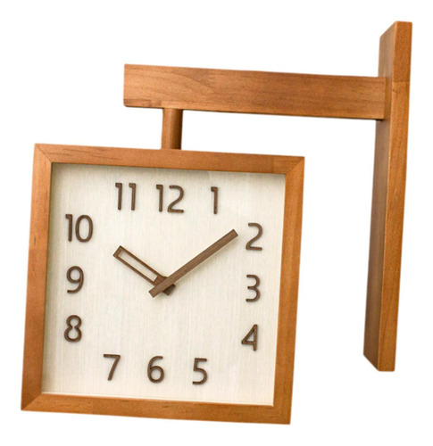 Reloj De Pared Decorativo Para El Hogar, Marrón Oscuro