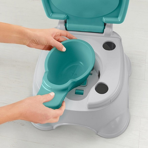 Troninho Infantil 3 Em 1 Fisher Price Mattel Cor Verde