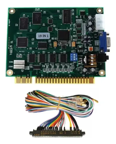 ✴️新品✴️19in1 / PCB board アーケードクラシックス 19 Em 1 Multicade Pcb Board Arcade Classic Game Board Com 2