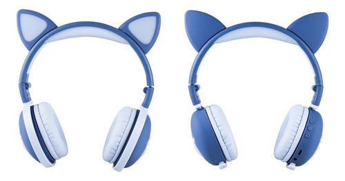 Imagen 10 de 10 de Audífonos Oreja De Gato Auriculares Bluetooth Recargables