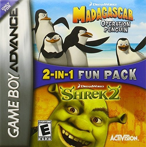  Pack Madagascar + Shrek 2 
