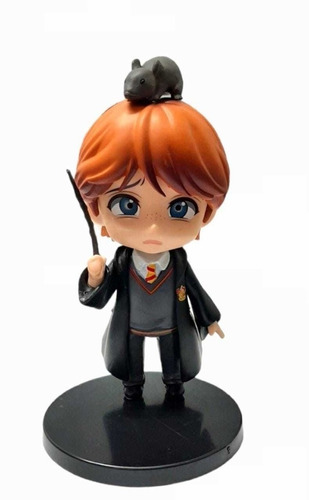 Muñeco Ron Weasley Y Scabbers Harry Potter Figura 10cm