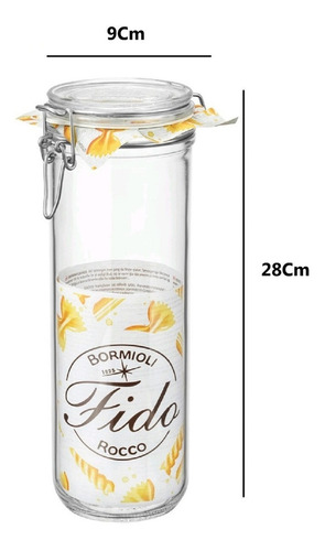 Pote Fido Hermético Terrina Porta Alimento 1460ml Bormioli