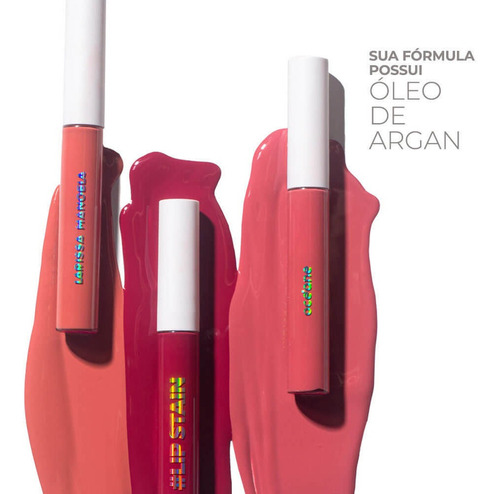 Batom Líquido Bordô Larissa Manoela By Océane Acabamento Matte