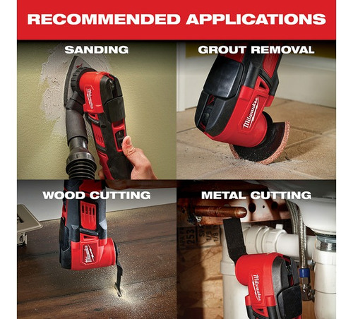 Multiherramienta Osciladora Milwaukee M18 Inalambrica