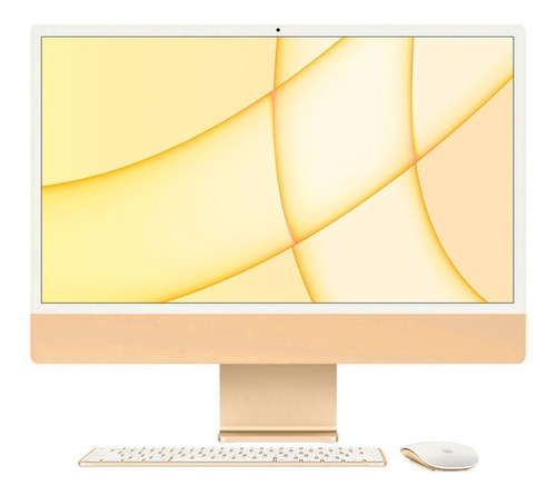 Apple iMac 23.5 Retina 4k M1 256gb 8gb Amarillo Bajo Pedido