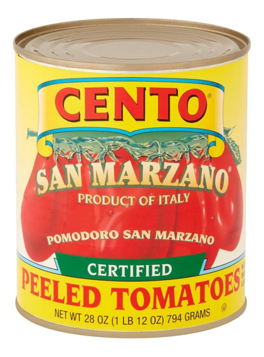 12 Pack Cento San Marzano Tomates Pelados 794 G