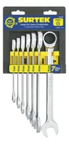 Comprar Surtek Juego De 7 Llaves Combinadas Matraca Métricas