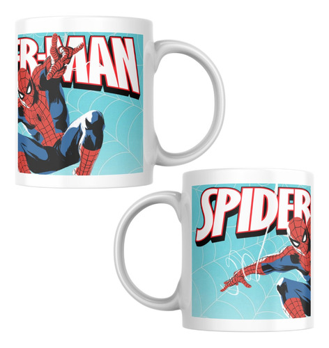 Pocillos De Spiderman Mugs Personalizados De 11onzas 