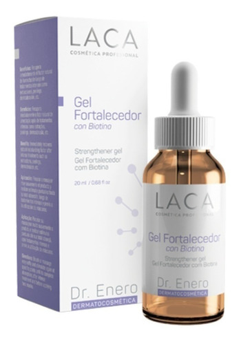 Gel Fortalecedor Uñas Con Biotina 20ml Laca