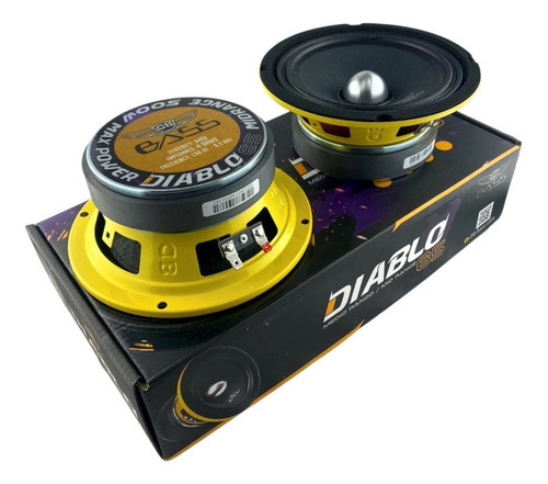 Par Medios Rangos 6.5inch Db Bass Diablo65 300wrms Open Show