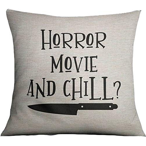 Fundas De Almohada De Película De Terror Y Escalofrío...