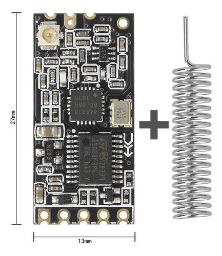 Modulo Rf 433mhz Hc12 Wireless Rs232 Uart Serial 1000m