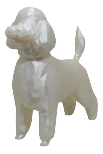 Estátua Poodle 3d - (16cm) - Decorativo/presente