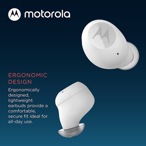 Audifonos Motorola Motobuds 150 In Ear Bluetooth Tws Blanco