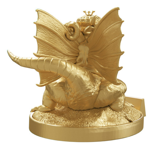 Estátua Imagem Asmodeus - Ars Goetia - Versão 3 Cor Cor Ouro